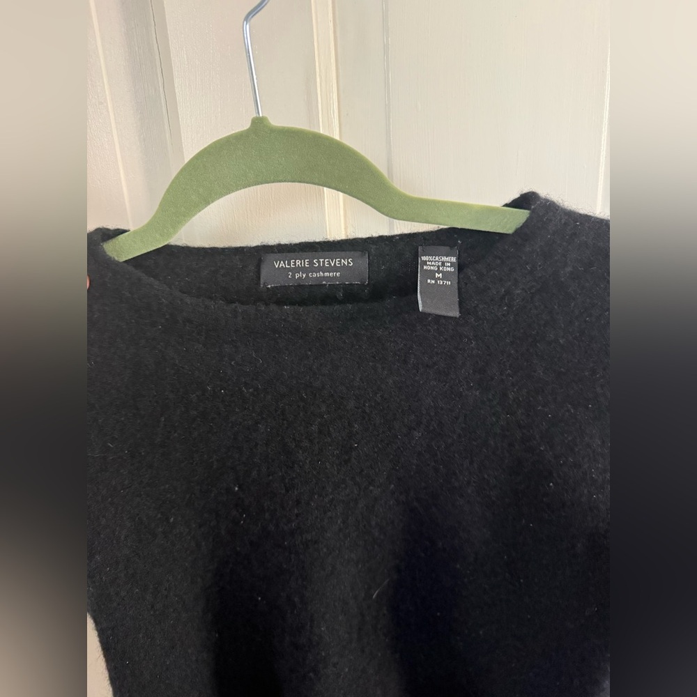 Valerie Stevens cashmere sweater medium
